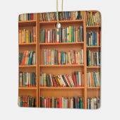 Boekhoudboekenbibliotheek Bladwijzer lezen Keramisch Ornament (Links)