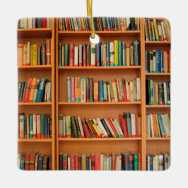 Boekhoudboekenbibliotheek Bladwijzer lezen Keramisch Ornament