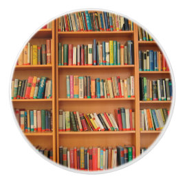 Boekhoudboekenbibliotheek Bladwijzer lezen Keramische Knop