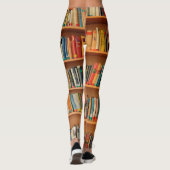 Boekhoudboekenbibliotheek Bladwijzer lezen Leggings (Achterkant)