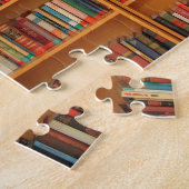 Boekhoudboekenbibliotheek Bladwijzer lezen Legpuzzel (Zijkant)