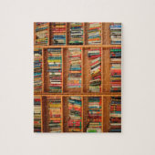 Boekhoudboekenbibliotheek Bladwijzer lezen Legpuzzel (Verticaal)