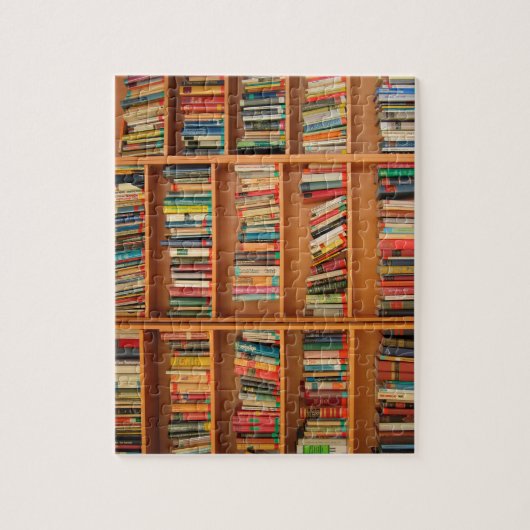 Boekhoudboekenbibliotheek Bladwijzer lezen Legpuzzel (Verticaal)