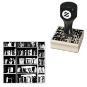 Boekhoudboekenbibliotheek Bladwijzer lezen Rubberstempel (Gestempeld)