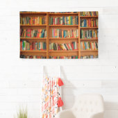 Boekhoudboekenbibliotheek Bladwijzer lezen Spandoek (Insitu)