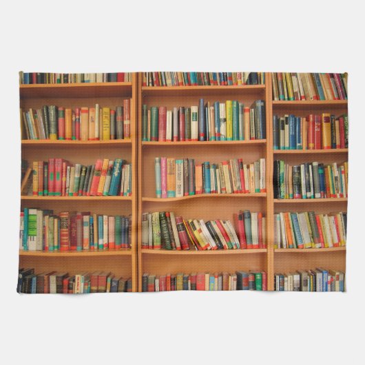 Boekhoudboekenbibliotheek Bladwijzer lezen Theedoek (Horizontaal)