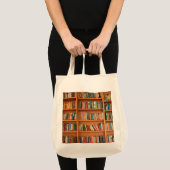 Boekhoudboekenbibliotheek Bladwijzer lezen Tote Bag (Voorkant (product))