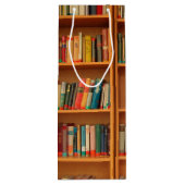 Boekhoudboekenbibliotheek Bladwijzer lezen Wijn Cadeautas (Achterkant)