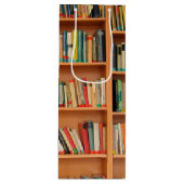 Boekhoudboekenbibliotheek Bladwijzer lezen Wijn Cadeautas (Voorkant)