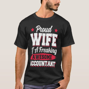 Boekhouder Accountant Echtgenote T-shirt
