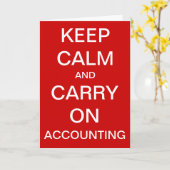 boekhouder | Birthday | Hou je boekhoudkundige gra Kaart (Gele Bloem)