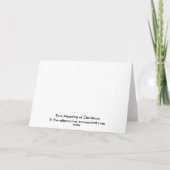 Boekhouder Christmas Kaart | Grappige boekhoudkund (Achterkant)