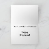 Boekhouder Christmas Kaart | Grappige boekhoudkund (Binnen)