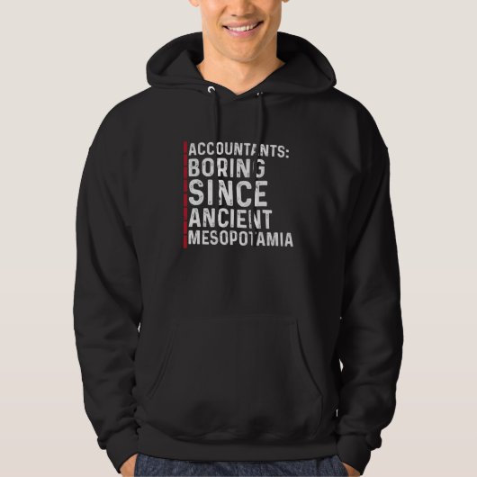 Boekhouder de accountant Software 14 Hoodie (Voorkant)