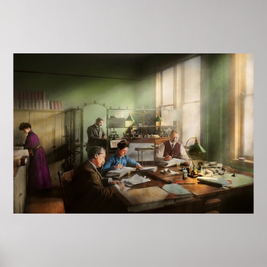 Boekhouder - De Boekhoudafdeling 1902 Poster (Voorkant)