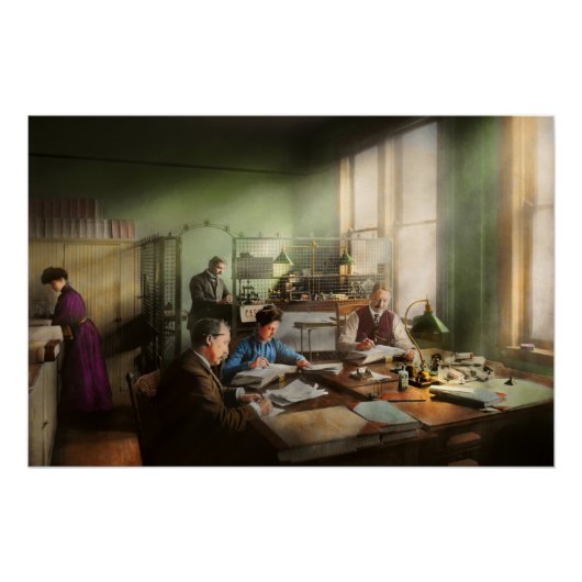 Boekhouder - De boekhoudafdeling 1902 Poster (Voorkant)