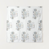 Boekhouder, één regel kunst, tekst en weinig kleur wandkleed (Voorkant (horizontaal))