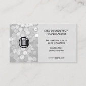 boekhouder | Financial Money Manager-Visitekaartje Visitekaartje (Voorkant)