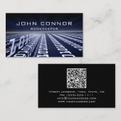 Boekhouder Financieel Adviseur Binaire Code Matric Visitekaartje (Voorkant / Achterkant)