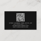 Boekhouder Financieel Adviseur Binaire Code Matric Visitekaartje (Achterkant)