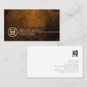 Boekhouder Gold Calculator Icon Finance Visitekaartje (Voorkant / Achterkant)