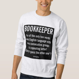 "Boekhouder is een uniek woord" Trui