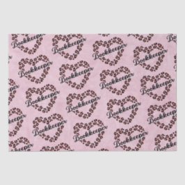 Boekhouder Leopard Heart Lijst Roze Tissuepapier