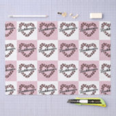 Boekhouder Leopard Heart Lijst Tissue Paper Tissuepapier (Craft)