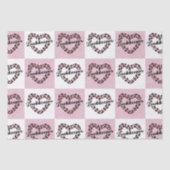 Boekhouder Leopard Heart Lijst Tissue Paper Tissuepapier (Voorkant)