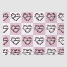 Boekhouder Leopard Heart Lijst Tissue Paper Tissuepapier