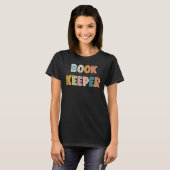 Boekhouder leraar student Happy First Last 100 Da T-shirt (Voorkant volledig)