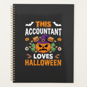 Boekhouder Loves Halloween Pompoen Boekhouder Desi Planner