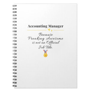 Boekhouder Manager Notitieboek