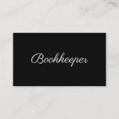 Boekhouder minimaal ontwerp visitekaartje (Voorkant)