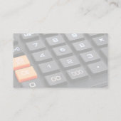 Boekhouder Modern Eenvoudig Budget Visitekaartjes (Achterkant)