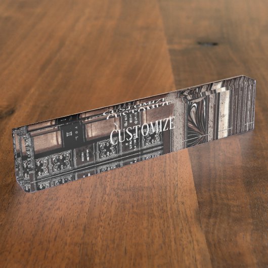  boekhouder naambordje (Zijkant)