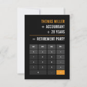 Boekhouder Pensioen Partij Kaart (Voorkant)