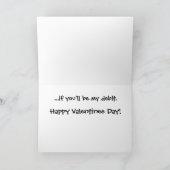 boekhouder | Valentijnsdag | romantisch | personal Feestdagen Kaart (Binnen)