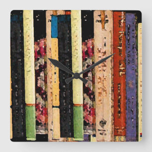 Boekhouder Vierkante Klok