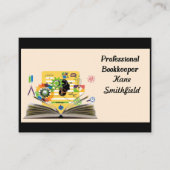 Boekhouder Visitekaartje Tan en zwart (Voorkant)
