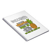 Boekhouders zijn als ananassen. notitieboek (Rechterzijde)