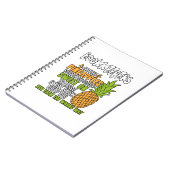 Boekhouders zijn als ananassen. notitieboek (Linkerzijde)