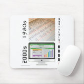 "Boekhouding 1980 vs. boekhouding 2000" Muismat (Met muis)