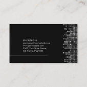Boekhouding - Abstracte grijswaarden Visitekaartje (Achterkant)