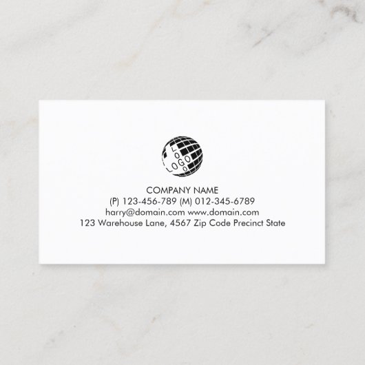 Boekhouding accountant visitekaartje (Achterkant)