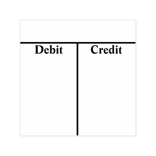 Boekhouding Accounts Zelfinkting Stempel (Design)