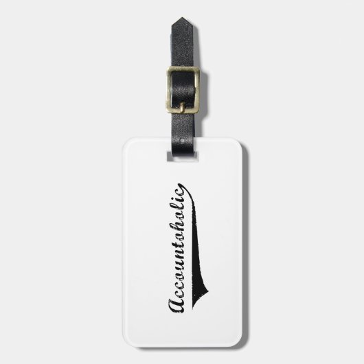 Boekhouding Bagagelabel (Voorkant verticaal)