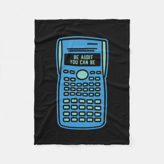 Boekhouding - Be audit die u kunt zijn Fleece Deken (Voorkant)