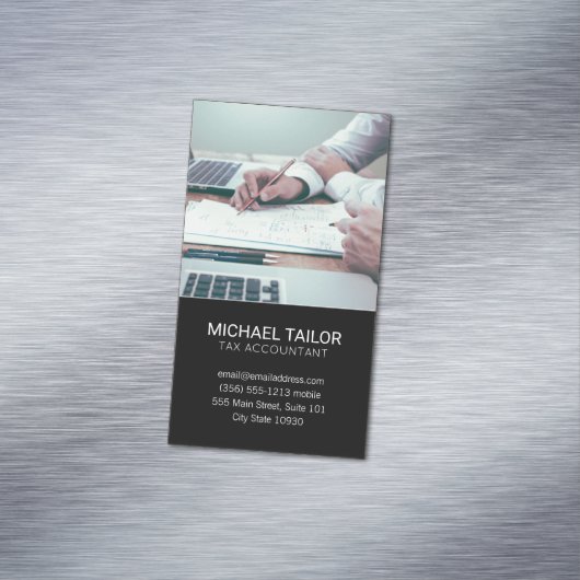 boekhouding | belastingvoorbereiding magnetisch visitekaartje (Voorbeeld)