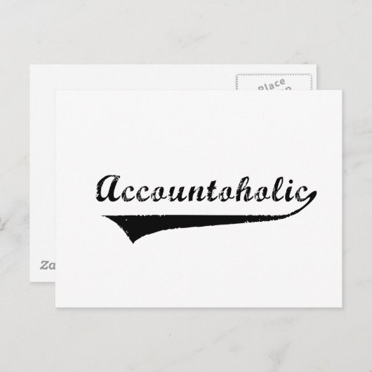 Boekhouding Briefkaart (Voorkant / Achterkant)